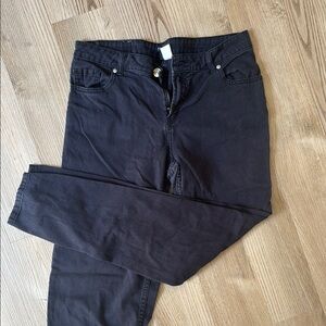 H&M Women's Black Straight Leg Jeans